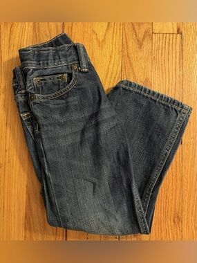 Boys Gap Dark Wash Jeans - Classic Straight Leg